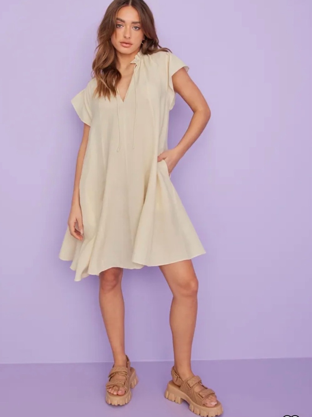 SAMSOE SAMSOE Karookh ruffle-collar dress